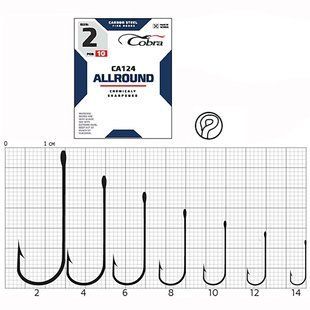 Гачок (C100N) Cobra ALLROUND (сер.CA124/ 012) *10шт.