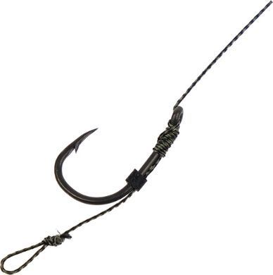 Поводок карповый OrbitalX Method Hair Rig Wide Gape #6 20lb 10cm (5шт/уп) ц:camo
