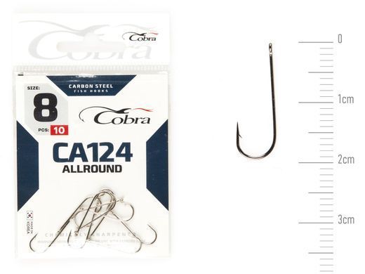 Гачок (C100N) Cobra ALLROUND (сер.CA124/ 008) *10шт.