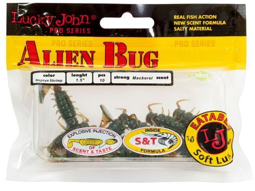 Силікон Alien Bug LJ Pro Series 1.5in / 38мм / 10шт