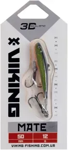 Балансир Viking Fishing Mate Ice Jig 50mm 12g #18 Golden Green
