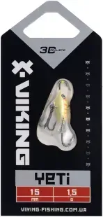 Балансир Viking Fishing Yeti Ice Jig 15mm 1.5g #06 Japanese School