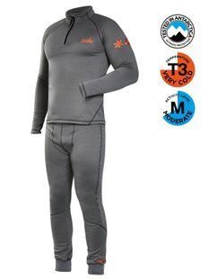 Термокомплект флис. Norfin WINTER LINE GRAY (серая1-й,2-й шар) XXXL / * 20