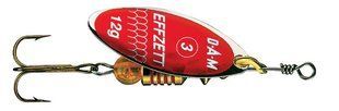 Блешня-вертушка DAM Effzett Predator 4гр (red / glitter)