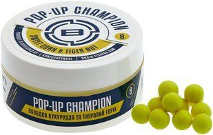 Бойлы Brain Champion Pop-Up Sweet Corn & Tiger Nut (кукуруза + тигровый орех) 08mm 34g