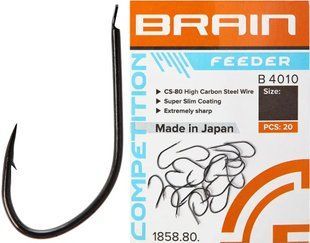 Крючок Brain Feeder B4010 #12 (20 шт/уп) к:black nickel