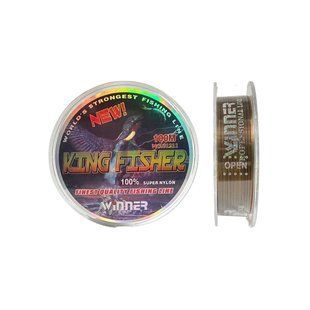 01211 Во лосінь KING FISHER 0,40мм мультиколор (100м)