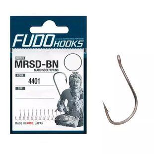 Крючки Fudo Maru Sode W/Ring Black 8 (16 шт.)