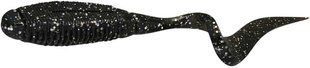Силікон Jackall Rhythm Curly 5" HL Lame Black (5шт/уп)