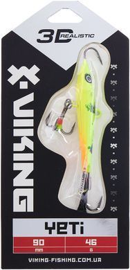 Балансир Viking Fishing Yeti Ice Jig 90mm 46.0g #05 Acid