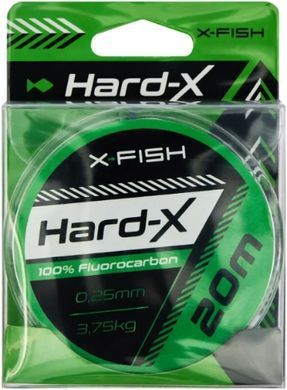 Флюорокарбон X-Fish Hard-X 20m (clear) 0.25mm 3.75kg