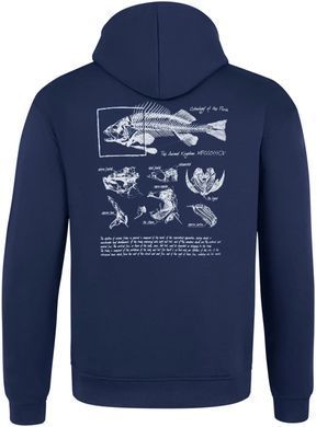 Худи Favorite Skeleton XL dark blue