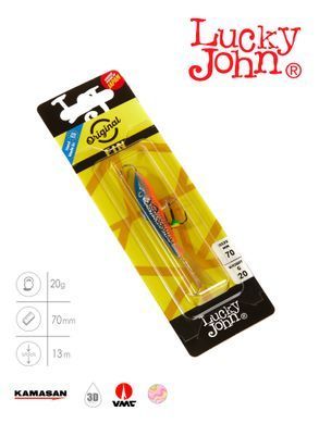 Балансир LUCKY JOHN Fin 5 (+трійник), 50 мм,