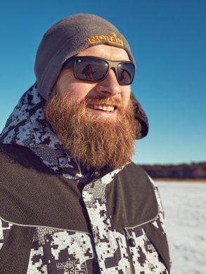 Шапка флисовая Norfin FLEECE (серая) р.L