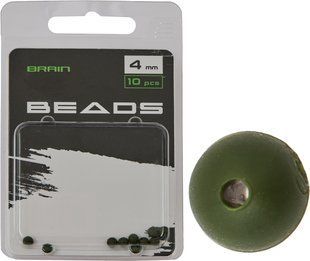 Бусинка Brain Beads 4mm (10 шт/уп) Green SGXA-9240-4