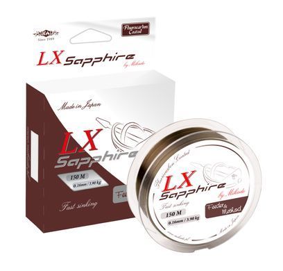 Жилка Mikado Lx Sapphire Match 150м 0,20мм 5,57кг (коричнева)
