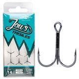 Крючок-тройник Mikado Treble Hook-Jaws №1 5шт. (black nickel)
