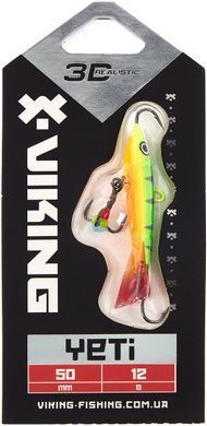 Балансир Viking Fishing Yeti Ice Jig 50mm 12.0g #04 Fire Perch