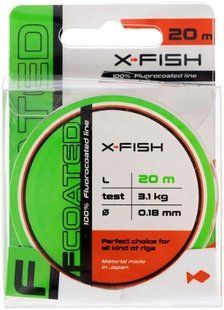 Флюорокарбон X-Fish FCoated 20m 0.18mm 3.1kg