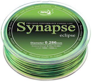 Волосінь Katran Synapse Eclipse 1000m (neon/black) 0.286mm 13.55lb
