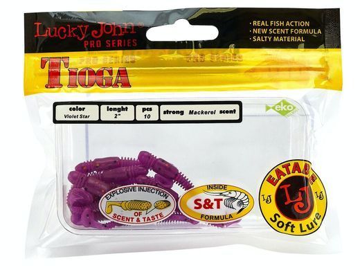 Виброхвосты съедобные LJ Pro Series TIOGA 2.0in (05.00)/S88 10шт.