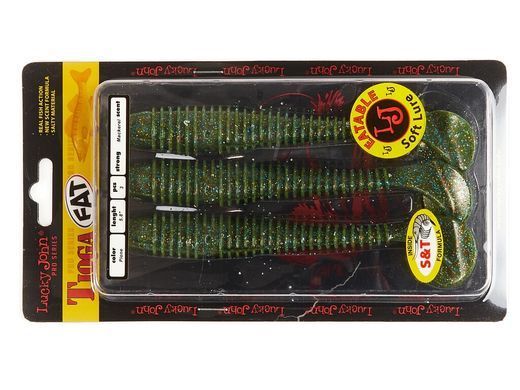 Виброхвосты съедобные LJ Pro Series TIOGA FAT 5.8in (14.70)/S13 3шт.