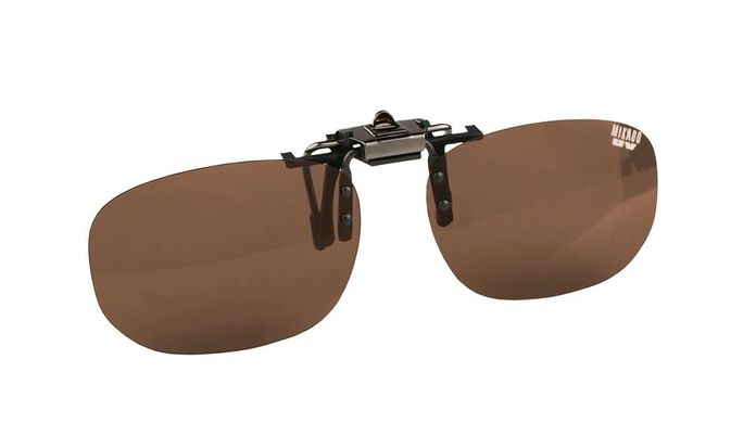 Накладка поляризационная на окуляри Mikado AMO-CPON-BR коричневі