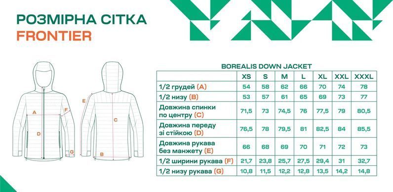 Куртка Frontier Borealis M Пух Dark grey