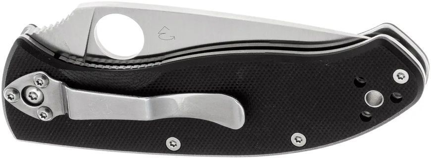 Нож Spyderco Tenacious, 8Cr13MoV, G-10, полусерейтор ц:black
