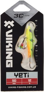 Балансир Viking Fishing Yeti Ice Jig 50mm 12.0g #05 Acid