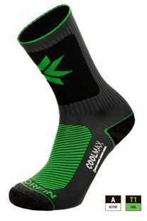 Носки Norfin T1A ELEMENT ACTIVE COOLMAX CREW (70% coolmax,18% PL, 7% Ny, 5% эласт.) р.(45-47) XL
