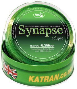 Леска Katran Synapse Eclipse 1000m (neon/black) 0.309mm 15.55lb