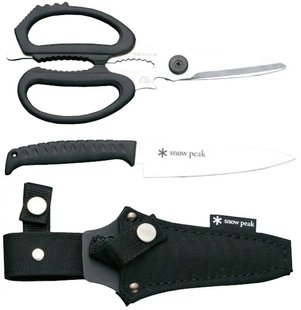 Набор Snow Peak GK-100 Kitchen Scissors Set ножницы+ нож