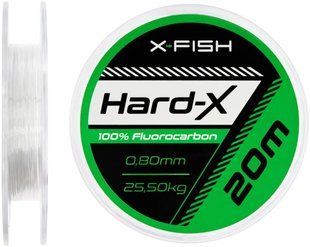 Флюорокарбон X-Fish Hard-X 20m (clear) 0.80mm 25.50kg