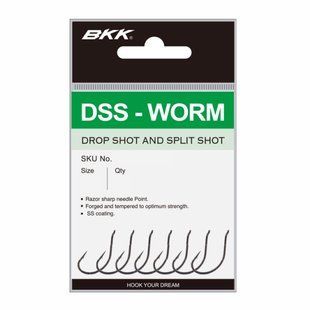 Гачок BKK для дроп шота DSS-Worm #1/0 (A-ES-8334)