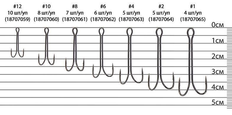Крючок-двойник Select TWH-22L Twin Long #3/0 (3 шт / уп)