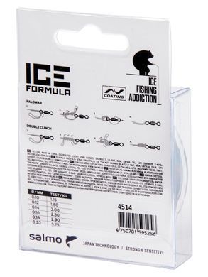 Леска монофильная зимняя Salmo Elite ICE FORMULA Clear 030/014