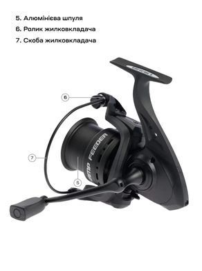 Катушка Brain Champ Feeder 6000 3+1BB 4.8:1