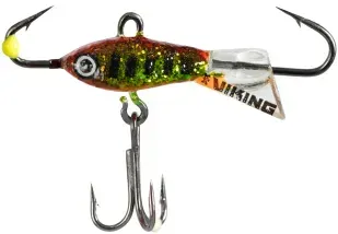 Балансир Viking Fishing Yeti Ice Jig 20mm 3.0g #17 Brown Perch