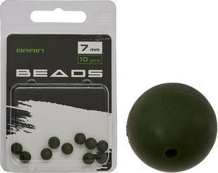 Бусинка Brain Beads 7mm (10 шт/уп) Green SGXA-9240-7