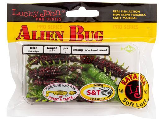 Віброхвіст/німфа силікон. ALIEN BUG LJ Pro Series 2,5 "/ T44 *7