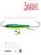 Балансир Lucky John CLASSIC 7 з тр. 70мм/29 блістер