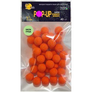 Бойлы Плавающие Флюоро SunFish Pop-Up Кислая груша 10mm 40шт (SF220035)