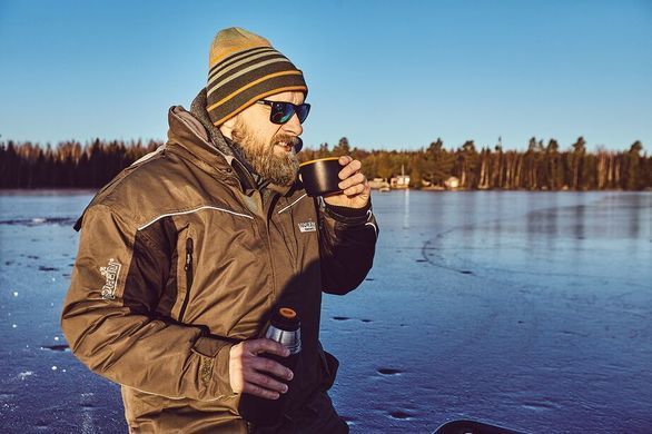 Шапка вязаная Norfin CRYSTAL (100% акрил / в полоску) р.L