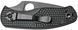 Нож Spyderco Persistence FRN Black Blade, Lightweight, 8Cr13MoV, FRN ц:black