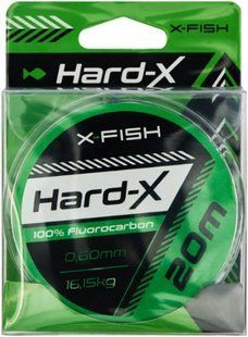 Флюорокарбон X-Fish Hard-X 20m (clear) 0.60mm 16.15kg