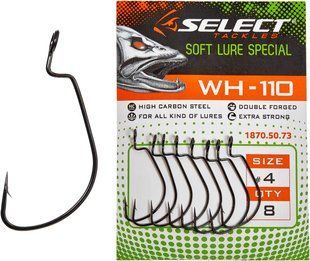 Гачок офсетний Select WH-110 #6 (8 шт / уп)