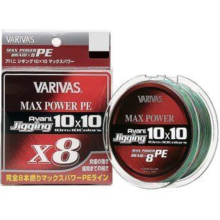 Шнур Varivas Avani Jigging Max Power X8 10*10 Multicolor 200m 7.5kg 0.148mm #0.8 (РБ-634311)
