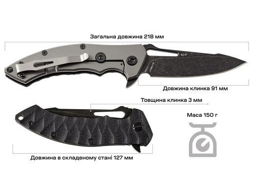 Нож Skif Shark II BSW ц:black