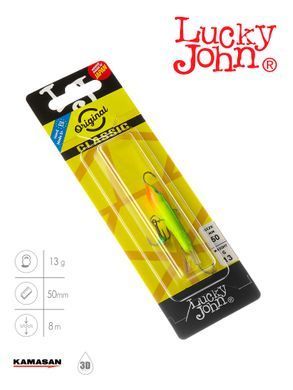 Балансир Lucky John CLASSIC 5 з тр. 50мм/29 блістер